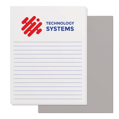 50 Page Note-Pads with 2 Custom Colour Imprint (4.25"x5.5")